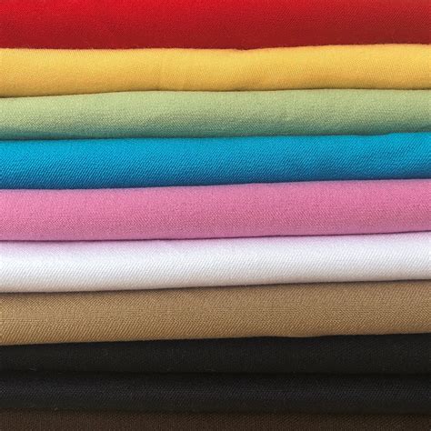 44 Cotton Twill 4 Way Stretch Spandex And Stretch Organic Woven Fabric By