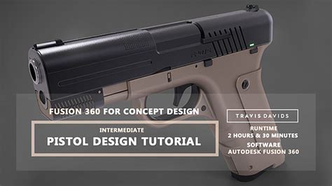 Fusion 360 For Concept Design Pistol Design