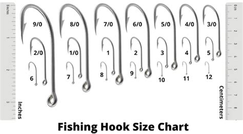 Fishing Hook Sizes Explained With Detailed Chart 57 Off