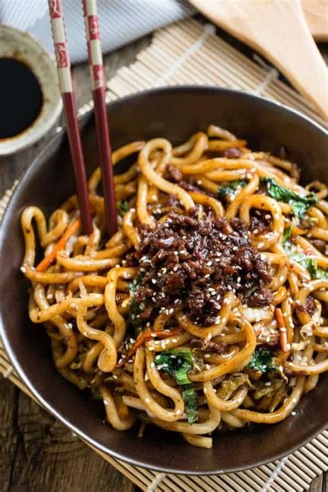 Brown other side in same manner, and remove to warm platter. Shanghai Noodles (Cu Chao Mian) - The BEST Stir-Fried ...