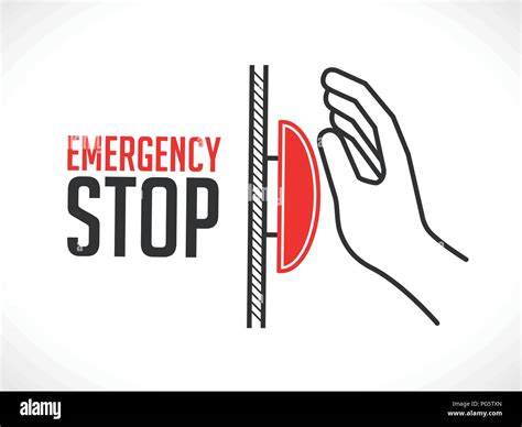 Emergency Stop Button Symbol