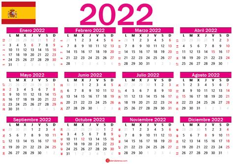 Calendario Laboral 2022 Para Toda España Todos Los Festivos Mobile