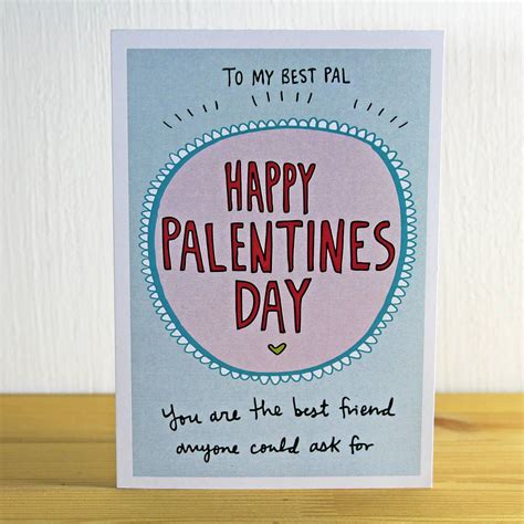 Your friends will absolutely love knowing just how much time and if the haphazard font doesn't give you a clue as to what's inside this book, the actual title will! 'Happy Palentine's Day' A6 Greetings Card | Funny ...