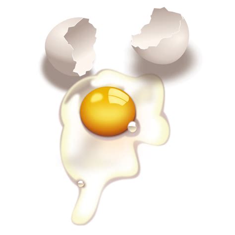 Broken Egg Vector Illustration Free Svg
