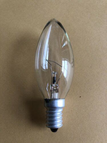 Sese14 Small Edison Screw Clear Candle Light Bulbs 15w 25w 40w And 60w