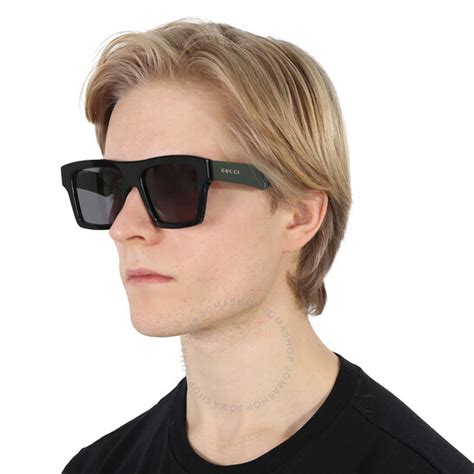 gucci grey square men s sunglasses gg0962s 009 55 889652392844 sunglasses jomashop