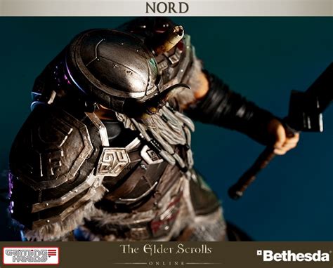 The Elder Scrolls Online Heroes Of Tamriel Nord Statue Gaming Heads