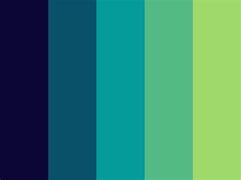 Blue And Green Colour Schemes Design Decoration