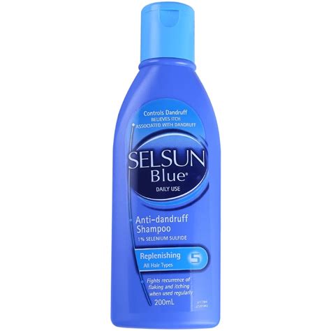 Selsun Blue Dandruff Medicated Shampoo Treatment Anti