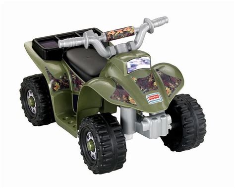 Power Wheels Camo Lil Quad 4 Four Wheeler Ride On Toy Kids Toddler Play