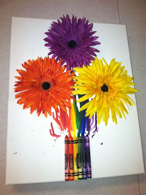 Crayon Art Crafts For Kids Arts And Crafts Diy Crafts Crayon Crafts