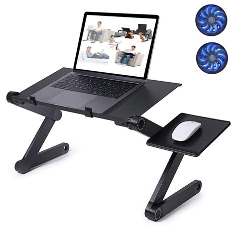Claw Adjustable Laptop Stand With Dual Cooling Fans And Detachable