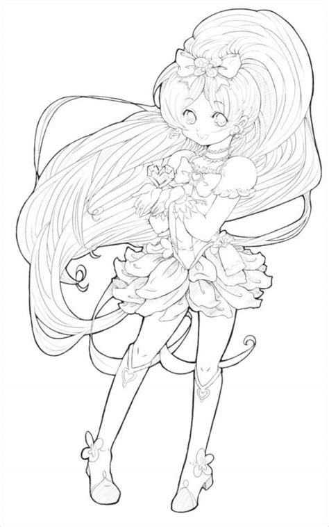 7 Anime Coloring Pages Pdf  Free And Premium Templates