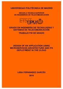 They are applications intended to be readily replaceable thanks to their independent and autonomous nature. Design of an application using microservices architecture ...