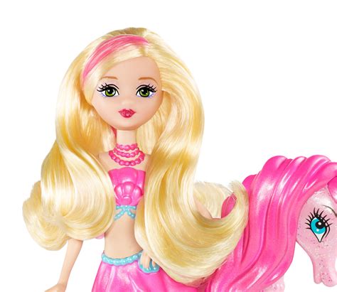 Cheerful and creative, lumina finds herself working in a mermaid salon customizing fabulous hairstyles. Barbie The Pearl Princess Mermaid Doll with Seahorse
