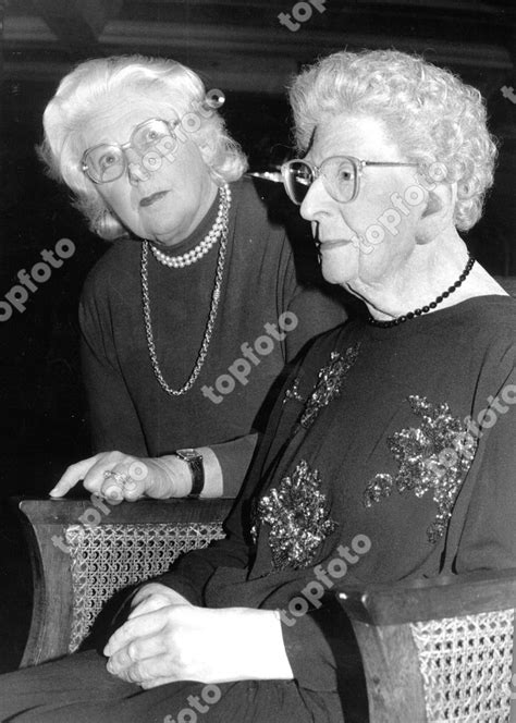 Rosalind Hicks The Daughter Of Agatha Christie Next To A Waxwork Of