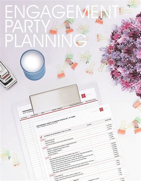 engagement party planning is easy when you re organized tips and advice on planning scheduling
