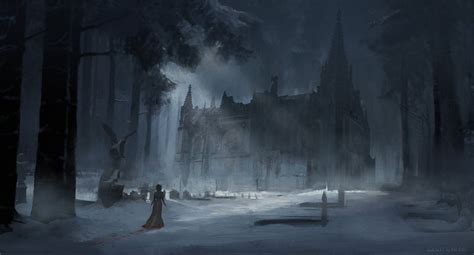 24 30 By Karamissa Horror Fantasy Gothic Horror Landscape Art