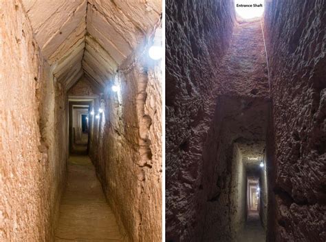tunnel found by archaeologists in egypt at temple thought to hold cleopatra s lost tomb