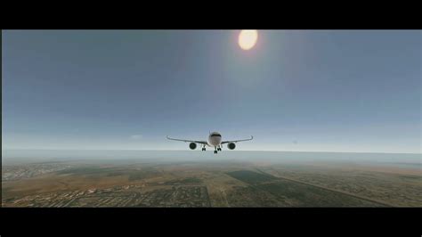Garuda Airlines Landing At Dubai Youtube