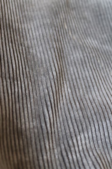 Vintage S S French Taupe Grey Brown Corduroy Patched Repaired
