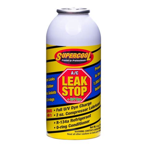 R134a Seal Leak Stop With Uv Dye 4oz Tsi Supercool