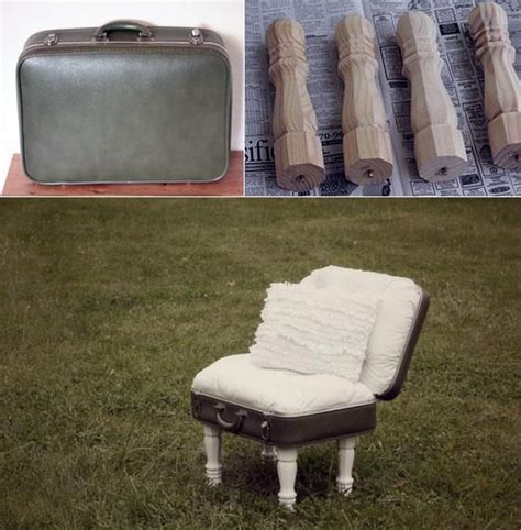 Suitcase Chair Do It Yourself Upcycled Furniture Furniture