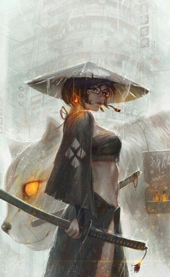 Samurai Girl Fantasy Anime Fantasy Kunst Fantasy Girl Fantasy