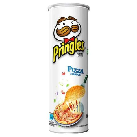 Pringles Pizza Flavour Potato Crisps 107 G Jiomart