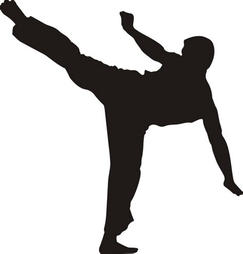 Karate Silhouette Clip Art At Getdrawings Free Download
