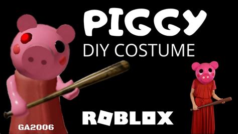 Roblox Piggy Diy Head And Costume Roblox Piggy In Real Life Youtube