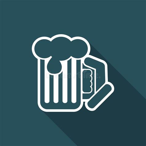 Beer Mug Vector Flat Icon Stock Vector Illustration Of Party