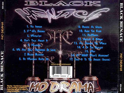 Mo Drama By Black Menace Cd 2000 Menace Entertainment In New Orleans Rap The Good Ol Dayz