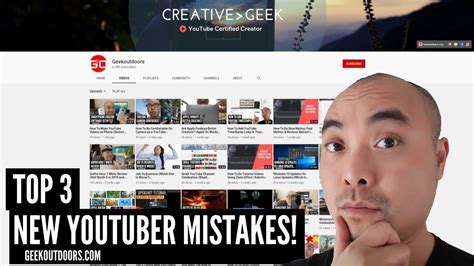 Top 3 Mistakes New Youtubers Make That You Should Avoid Or Else