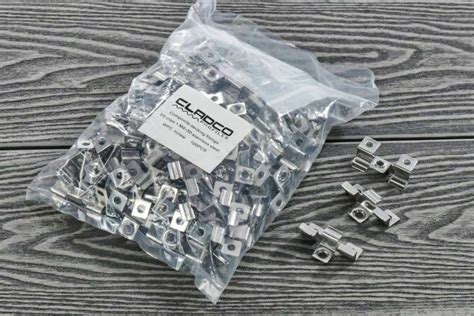 Cladco Composite Decking Stainless Steel Clips M4x30 Ss Wood Screws