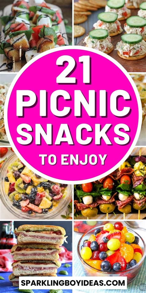 21 Easy Picnic Snacks Sparkling Boy Ideas