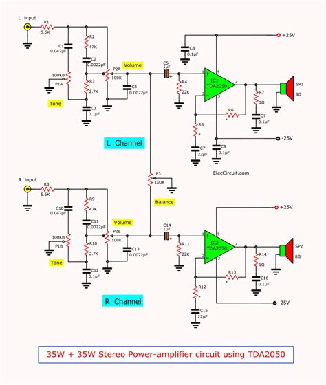 This circuit will produce a power output up to 32watt. I'm Yahica: Tda2050 Subwoofer Amplifier Circuit