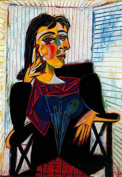 Picasso can serve as an example to prove falseness and primitiveness of this statement. Dora Maar by Pablo Picasso