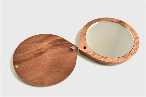 Personalized Wood Pocket Mirror Compact Mirror Bridesmaid Etsy Australia