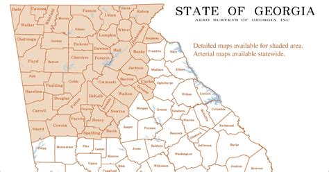 Georgia County Map Ofo Maps My XXX Hot Girl