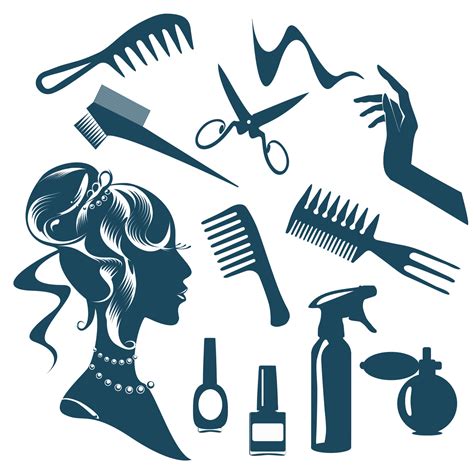 Hairdresser Tools Vector Art Icons And Graphics For Free Download