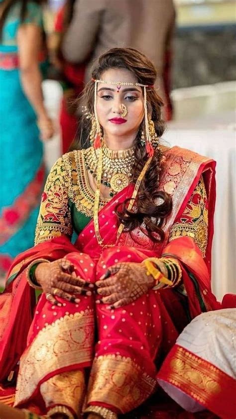 Maharashtrian Bride Indian Wedding Outfits Indian Bridal Fashion Asian Bridal Dresses