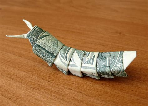 Dollar Bill Origami Caterpillar By Craigfoldsfives On Deviantart