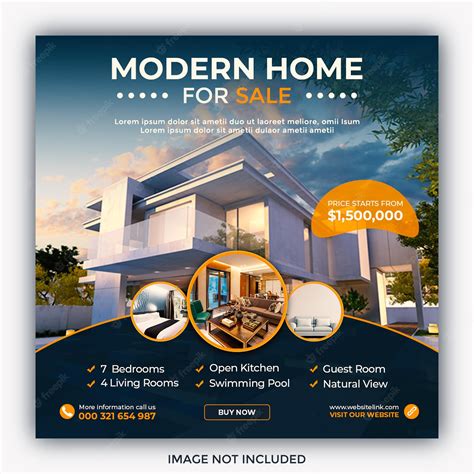 Premium Psd Real Estate House Property Instagram Post Or Square Web