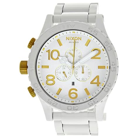 Nixon 51 30 Chronograph White Ion Plated Mens Watch A0831035 A0831035 00 3007001865284