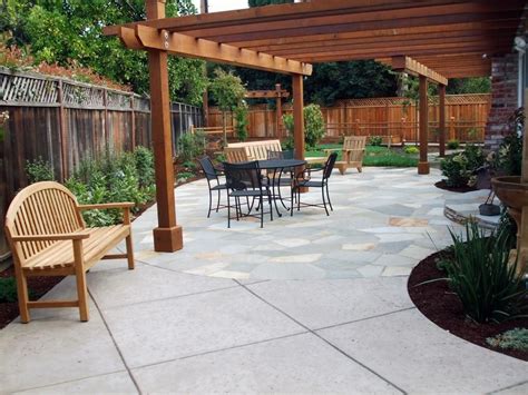 Concrete Patio Ideas For Small Backyards Examples And Forms