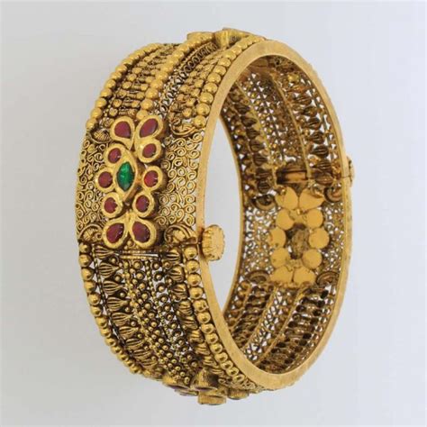 Top 10 Antique Gold Kada Designs In More Than 30g