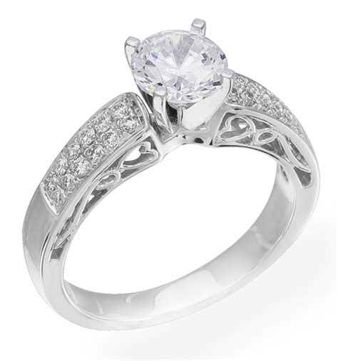 However, for a daily wear piece like a ring, that plating will wear off fairly quickly, and even faster if. Engagement Ring on Sale! Custom Design White Gold set With ...