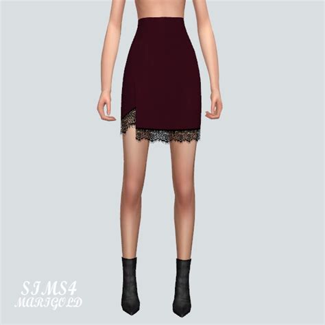 Lace Mini Skirt At Marigold Sims 4 Updates