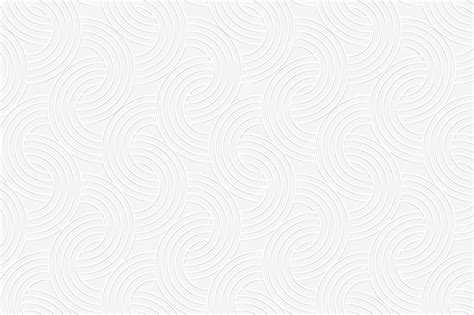 Free Vector Seamless White Interlaced Rounded Arc Patterned Background